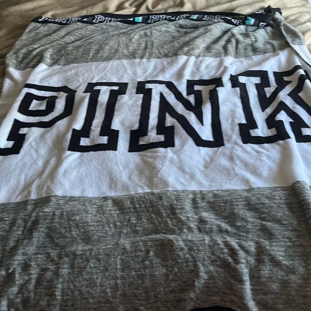 Victoria secret pink blanket